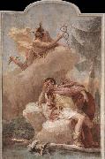 TIEPOLO, Giovanni Domenico Mercury Appearing to Aeneas Germany oil painting artist